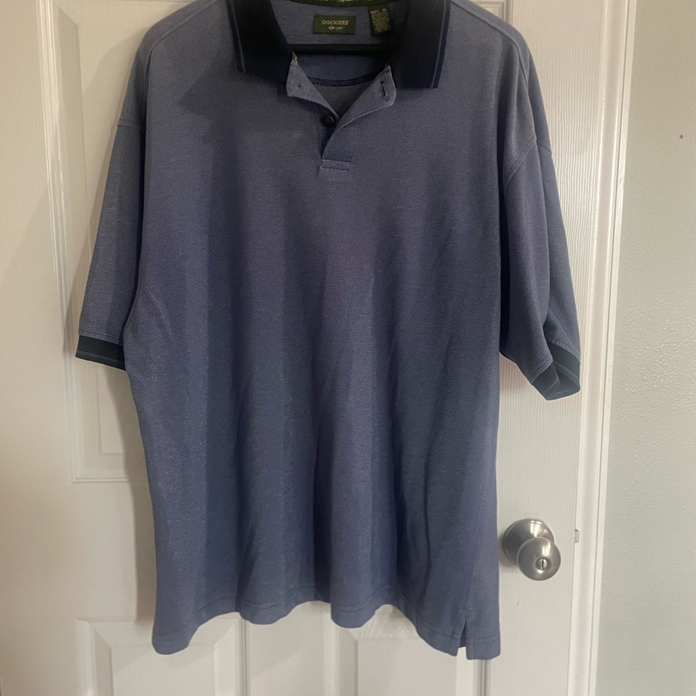 Dockers Golf Men's Navy Polo Shirt XL